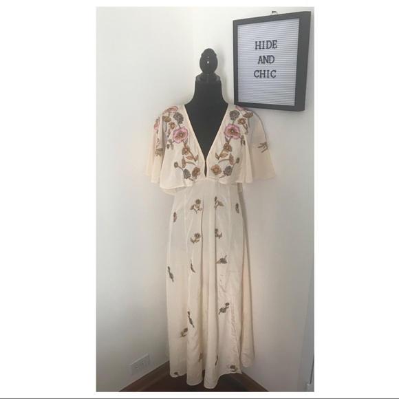 CLEOBELLA KAFTAN FLORAL MIDI DRESS - Picture 2 of 8